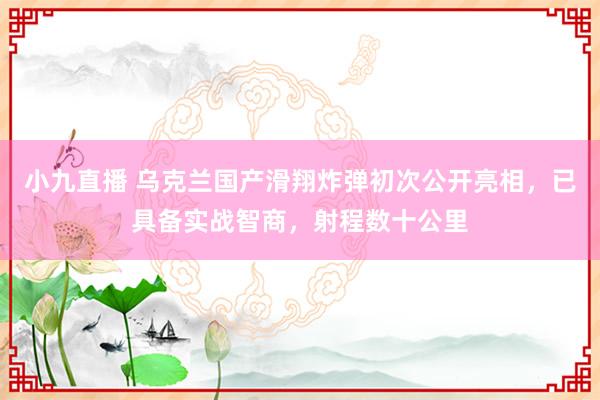 小九直播 乌克兰国产滑翔炸弹初次公开亮相，已具备实战智商，射程数十公里
